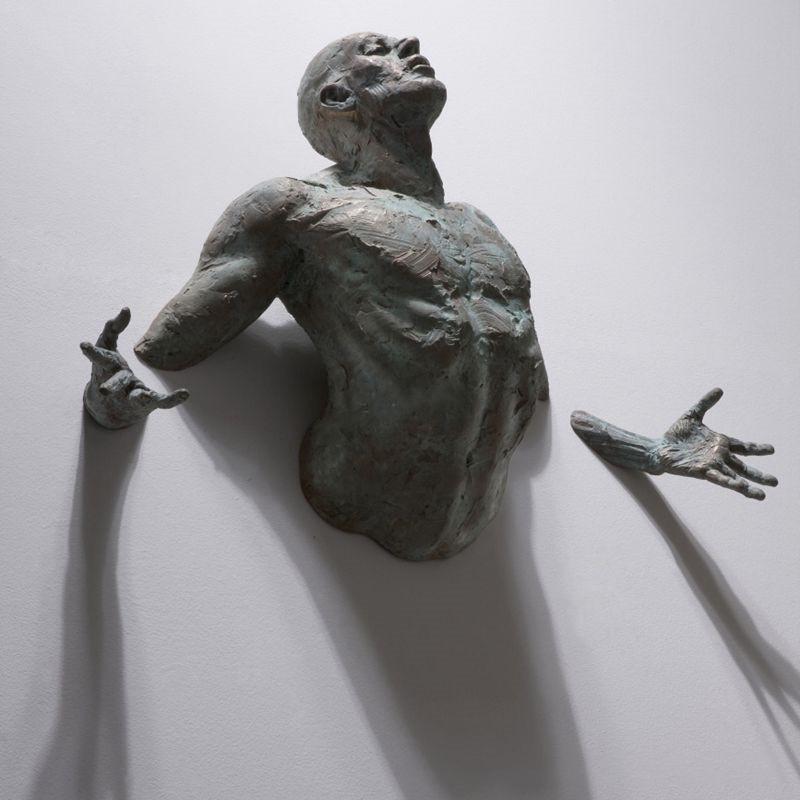 Art de mur de sculpture d'ornement de résine