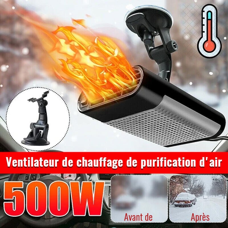Dégivrage de ventilateur de refroidissement de chauffage de véhicule antibuée 2 EN 1
