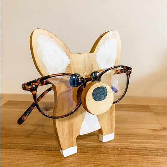 Porte-lunettes Mignons en Bois Forme D'animal