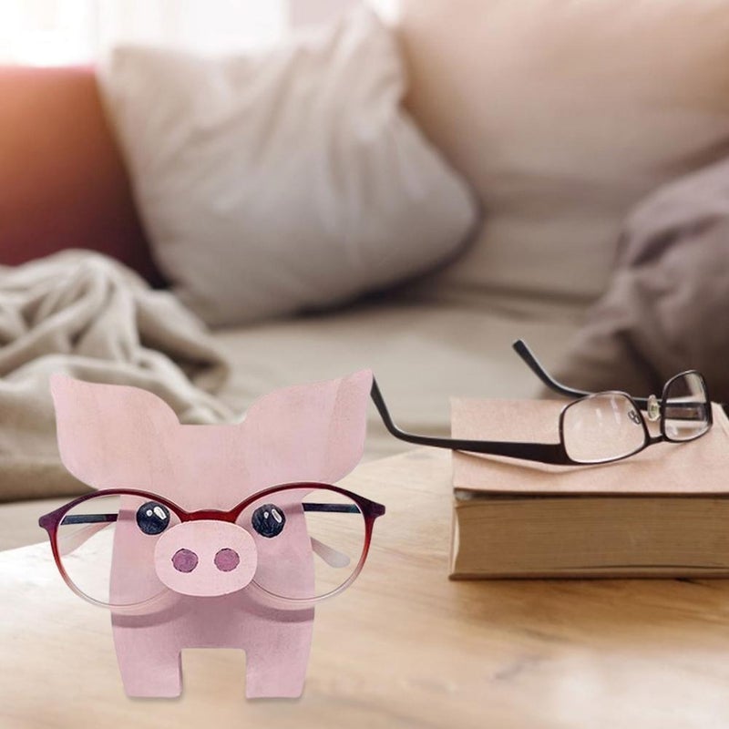Porte-lunettes Mignons en Bois Forme D'animal