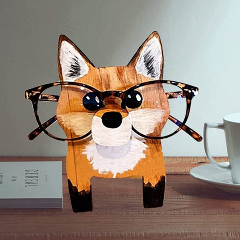 Porte-lunettes Mignons en Bois Forme D'animal